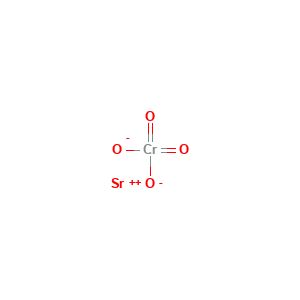 strontium-chromate-2d-structure Strontium Chromate